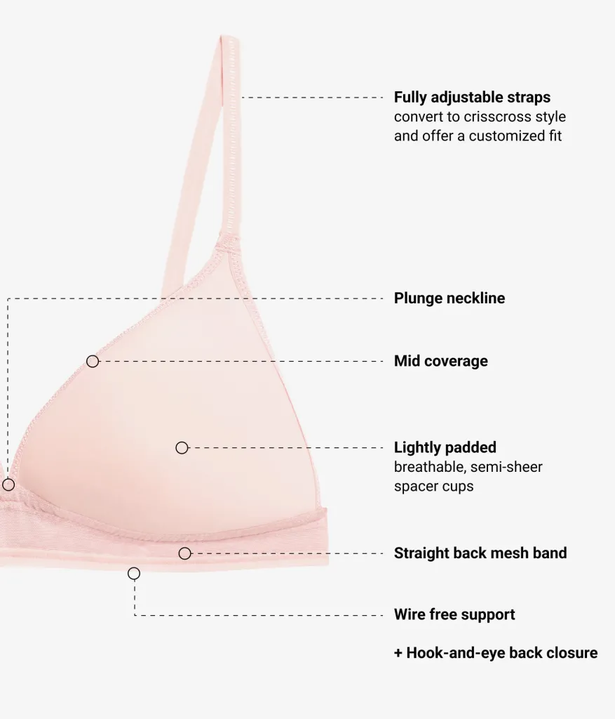 Wacoal Bralettes|Seamless * Fu Tranparency Braette Rose Smoke