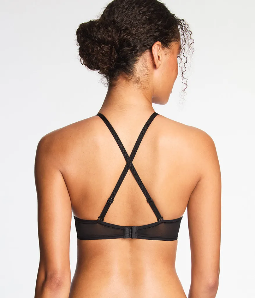 Wacoal Seamless|Underwire * Full Transparency Plunge T-Shirt Bra Night