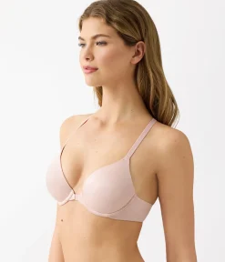 Wacoal Racerback/Convertible|Underwire * Future Foundation Front Close Racerback Bra Rose Smoke