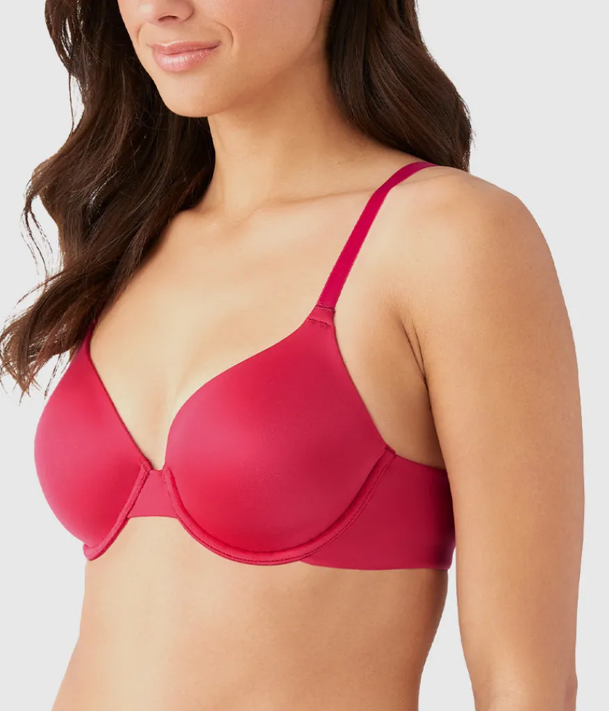 Wacoal Seamless|Underwire * Future Foundation T-Shirt Bra Persian Red
