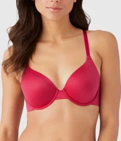 Wacoal Seamless|Underwire * Future Foundation T-Shirt Bra Persian Red