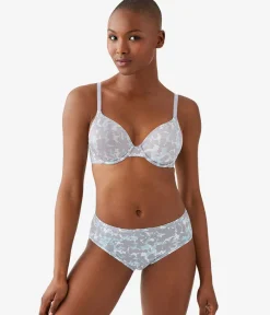 Wacoal Seamless|Underwire * Future Foundation T-Shirt Bra Dream Blue/Gray Camouflage