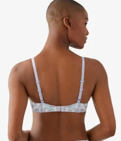 Wacoal Seamless|Underwire * Future Foundation T-Shirt Bra Dream Blue/Gray Camouflage