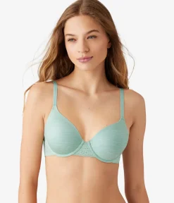 Wacoal Lace|Underwire * Future Foundation T-Shirt Bra with Lace Silt Green Heather