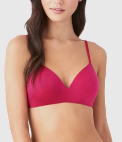 Wacoal T-Shirt|Lace * Future Foundation Wire Free T-Shirt Bra with Lace Bright Rose