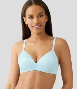 Wacoal Racerback/Convertible|Seamless * Future Foundation Wire Free T-Shirt Bra Blue Glow
