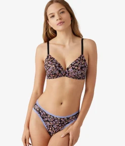 Wacoal Racerback/Convertible|Seamless * Future Foundation Wire Free T-Shirt Bra Vintage Floral