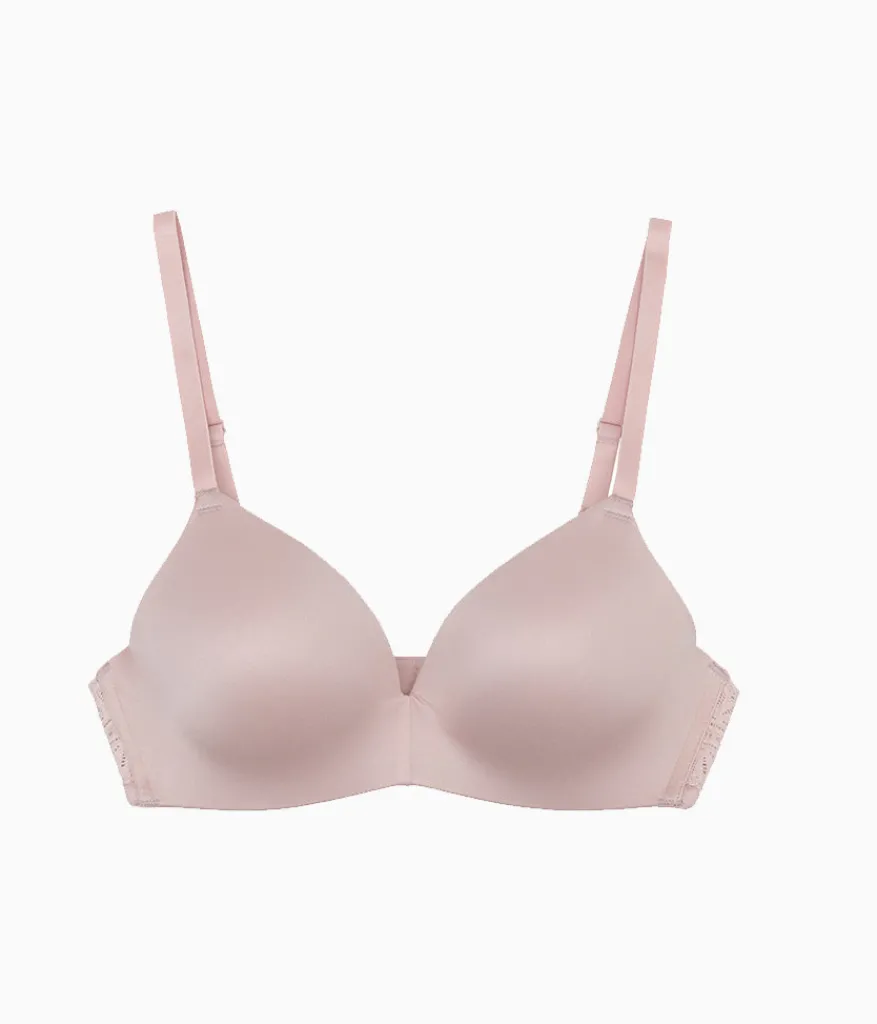 Wacoal T-Shirt|Lace * Future Foundation Wire Free T-Shirt Bra with Lace Rose Smoke