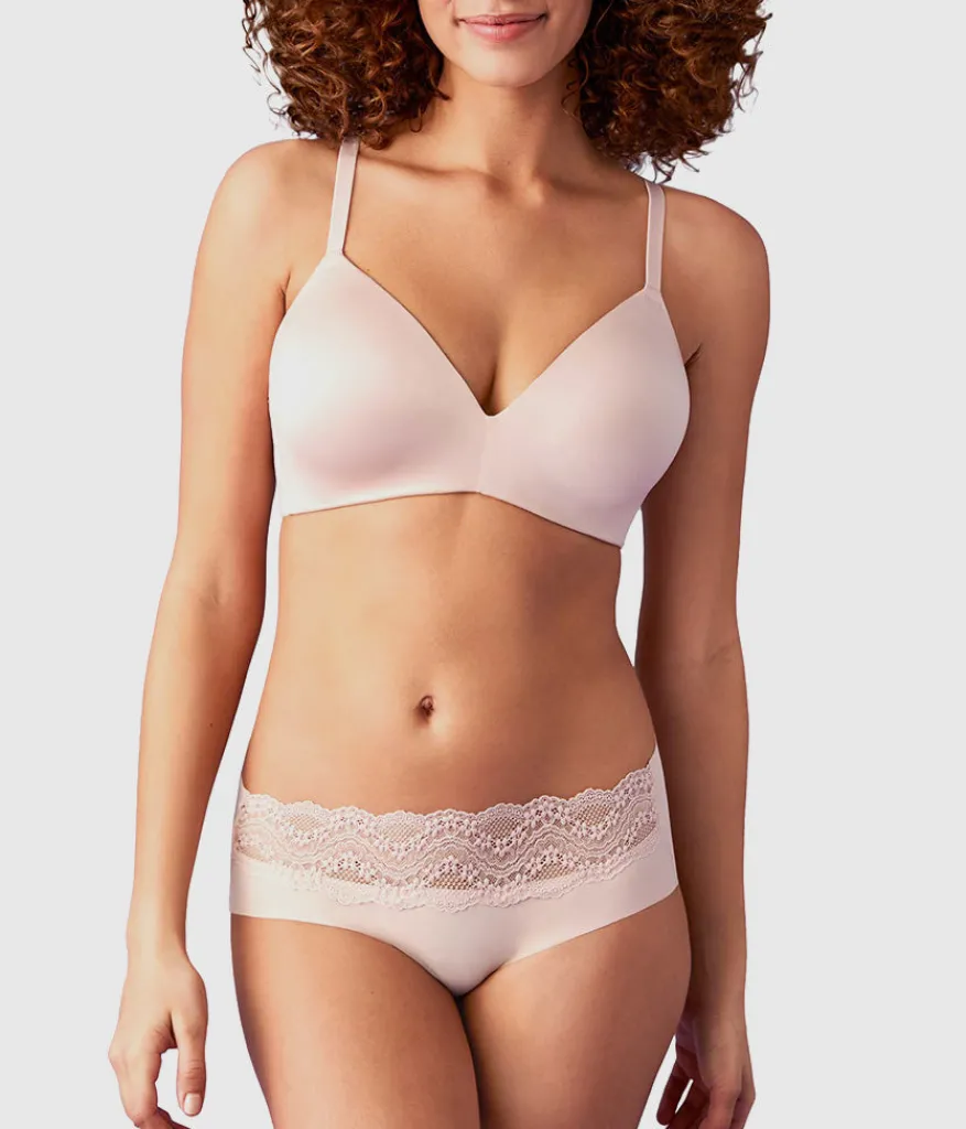 Wacoal T-Shirt|Lace * Future Foundation Wire Free T-Shirt Bra with Lace Rose Smoke