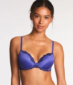 Wacoal T-Shirt|Lace * Future Foundation with Lace T-Shirt Bra Spectrum Blue