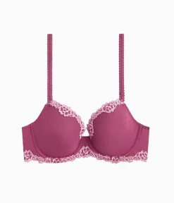 Wacoal T-Shirt|Lace * Future Foundation with Lace T-Shirt Bra Dry Rose