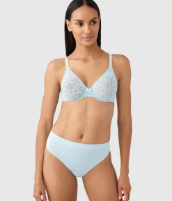 Wacoal Unlined|Bras * Halo Lace Underwire Bra Soft Sky