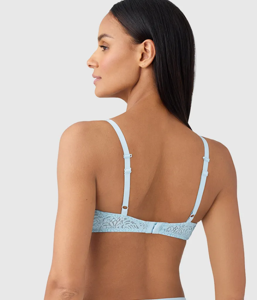 Wacoal Unlined|Bras * Halo Lace Underwire Bra Soft Sky