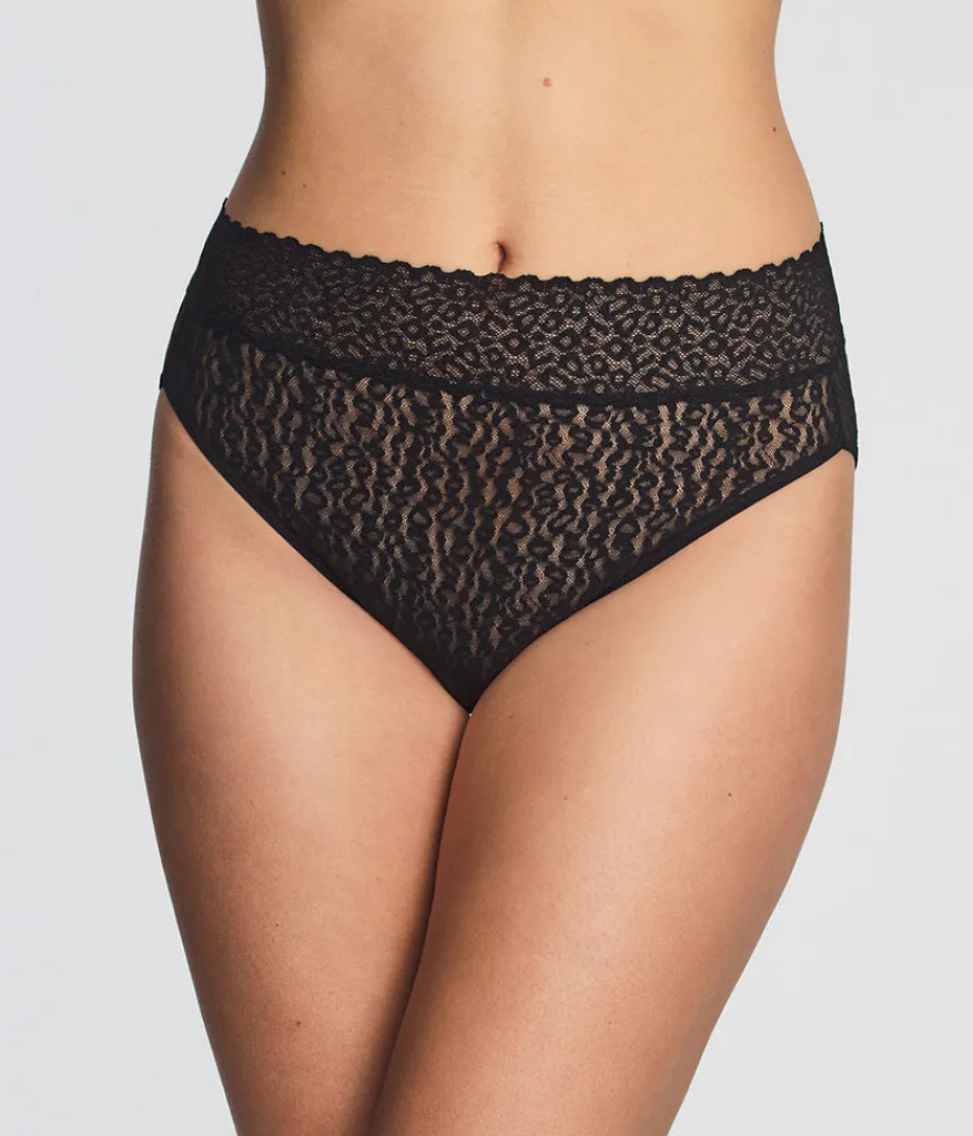Wacoal Panties * High Bar™ Hi Cut Black