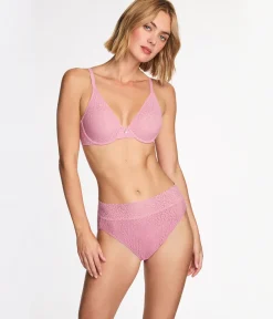 Wacoal Unlined|Bras * High Bar™ Plunge Underwire Bra Lilas