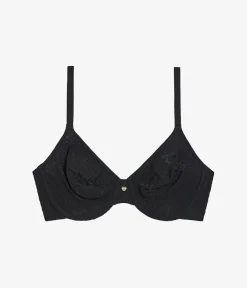 Wacoal Unlined|Bras * High Bar™ Plunge Underwire Bra Black