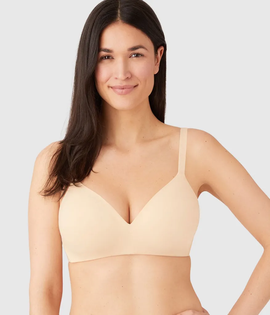 Wacoal Seamless|T-Shirt * How Perfect Wire Free T-Shirt Bra Sand