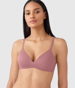 Wacoal Wireless * How Perfect Wire Free T-Shirt Bra Rose Brown