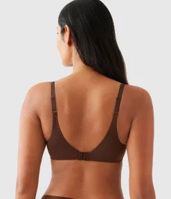 Wacoal Seamless|T-Shirt * Inner Sheen T-Shirt Bra Chocolate Martini