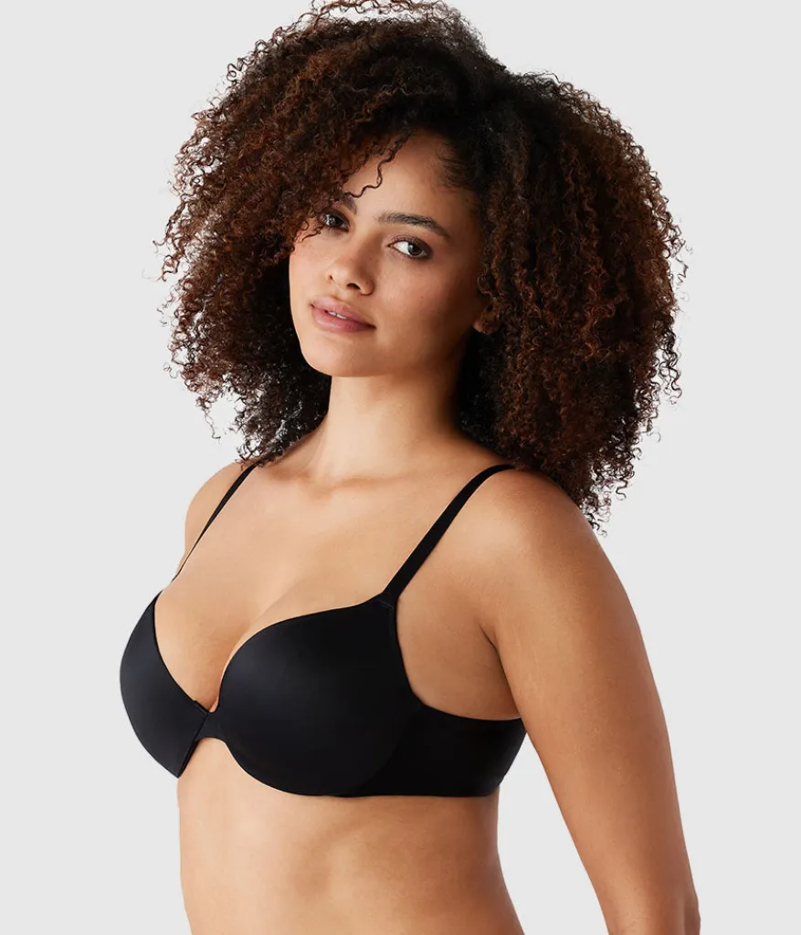 Wacoal Seamless|T-Shirt * Inner Sheen T-Shirt Bra Black