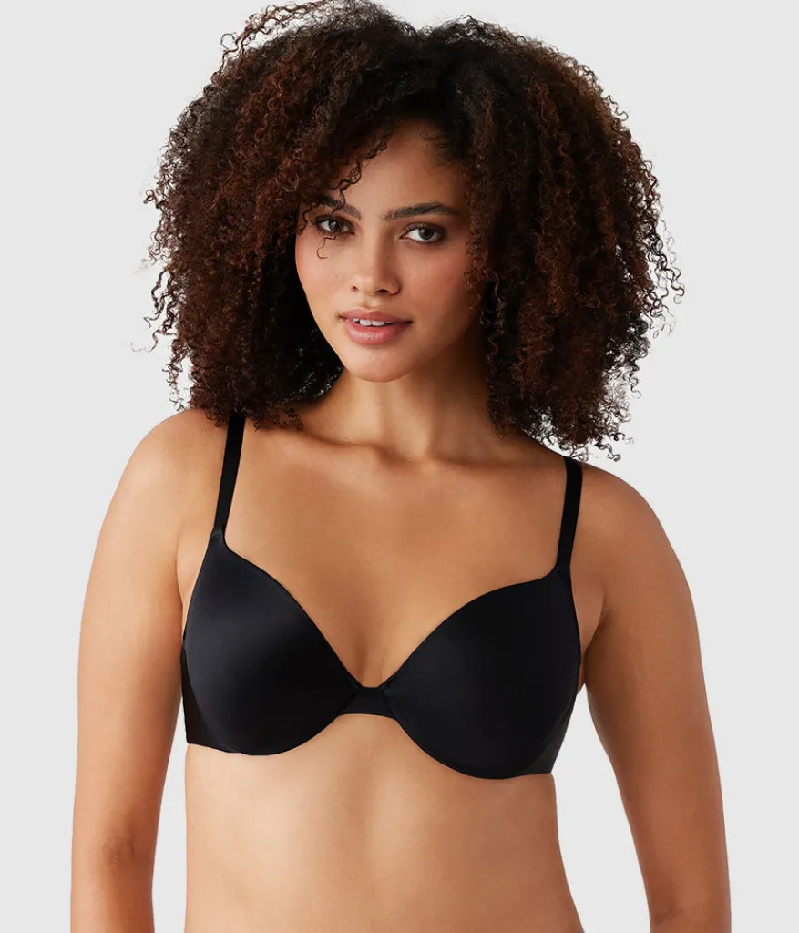 Wacoal Seamless|T-Shirt * Inner Sheen T-Shirt Bra Black