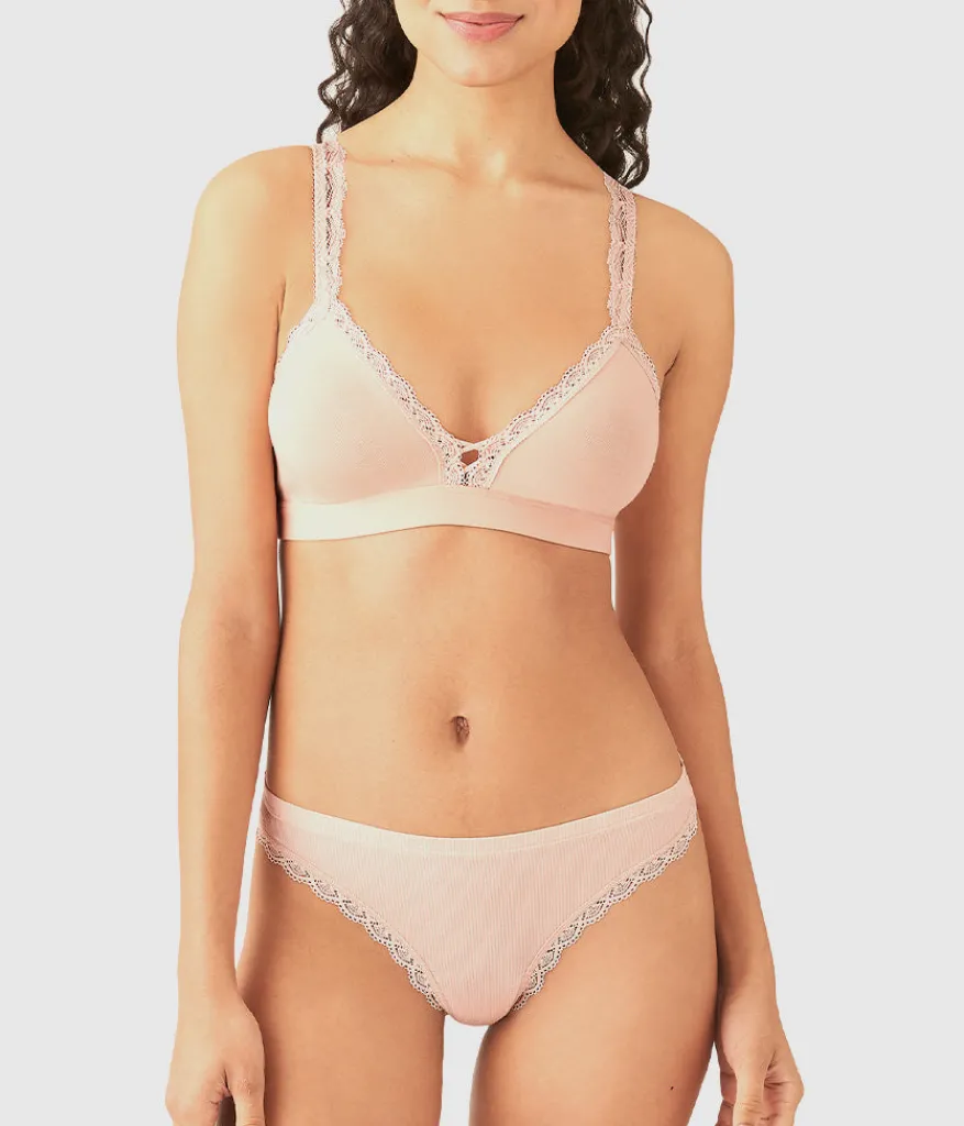 Wacoal Unlined|Lace * Innocence Braette Rose Smoke