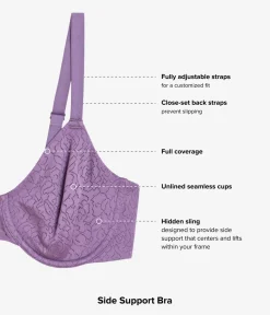 Wacoal Full Figure|Unlined * Inside Job™ Underwire Bra Italian Grape