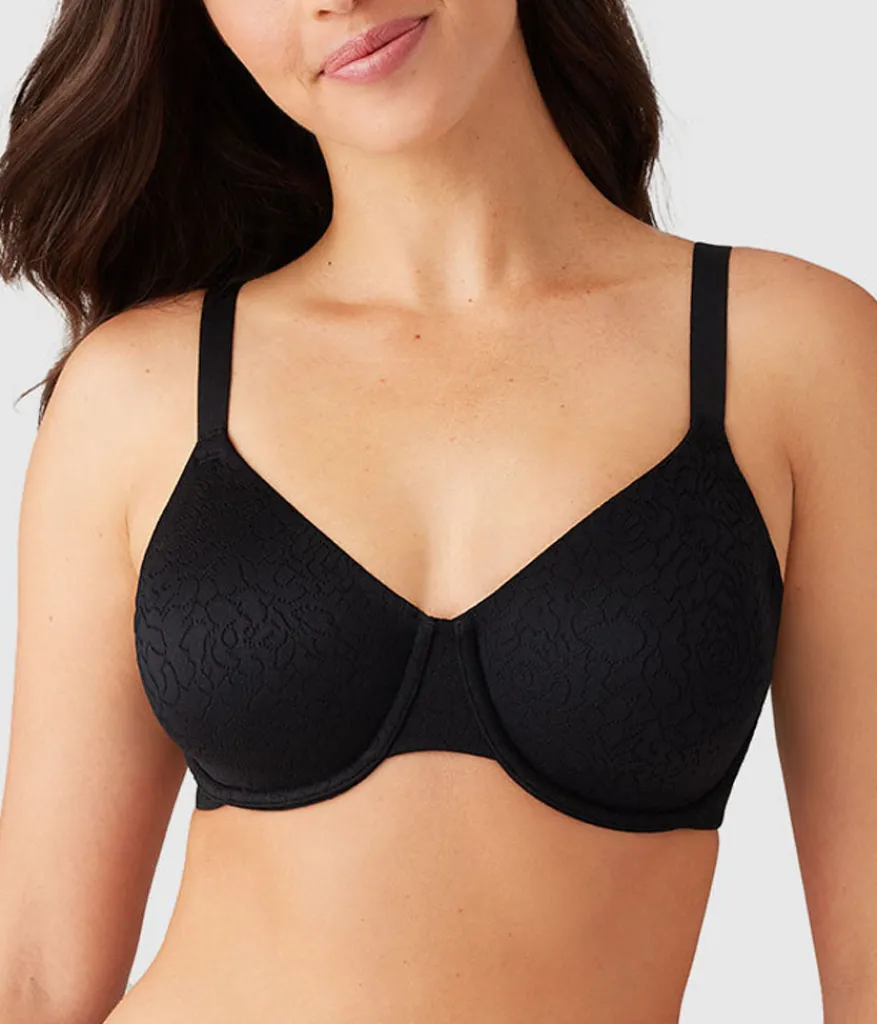 Wacoal Full Figure|Unlined * Inside Job™ Underwire Bra Black