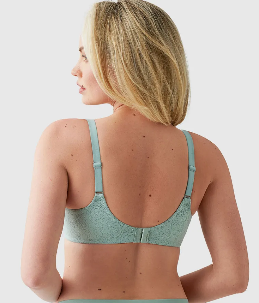 Wacoal Full Figure|Unlined * Inside Job™ Underwire Bra Iceberg Green