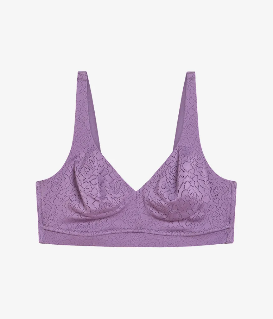 Wacoal Full Figure|Unlined * Inside Job™ Wire Free Bra Italian Grape