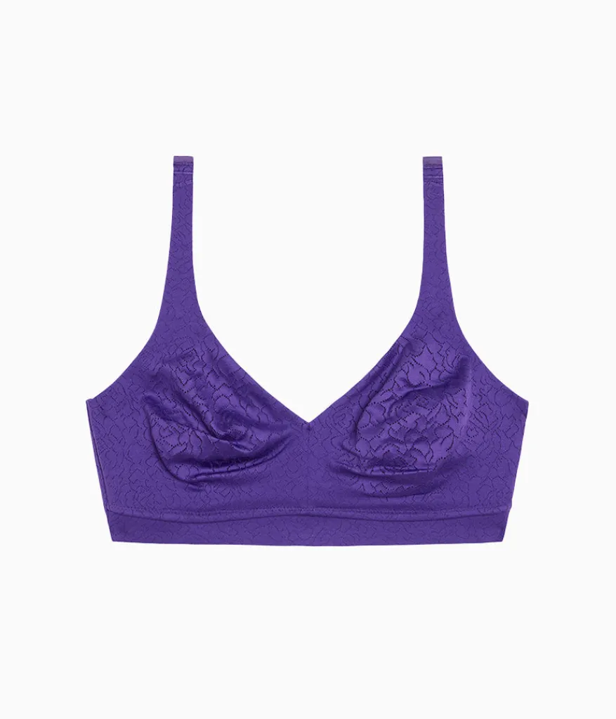 Wacoal Full Figure|Unlined * Inside Job™ Wire Free Bra Purple Indigo
