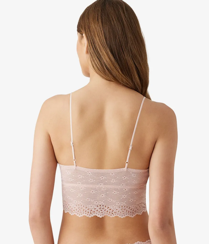 Wacoal Bralettes|Unlined * Inpired Eyeet Braette Rose Smoke