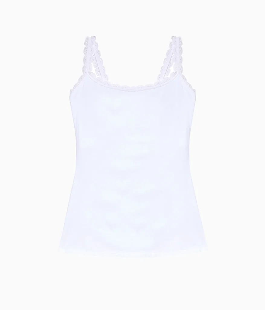 Wacoal Camis & Tanks * Inpired Eyeet hef Bra Cai White