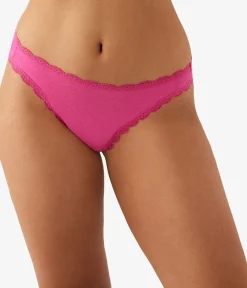 Wacoal Thong * Inpired Eyeet Thong Raspberry Sorbet