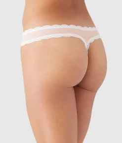 Wacoal Thong * Inpired Eyeet Thong Rose Smoke