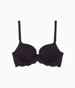 Wacoal Seamless|Lace * Instant Icon® T-Shirt Bra Black/Eclipse