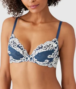 Wacoal Lace * Instant Icon® Underwire Bra Sargasso Sea/Egret
