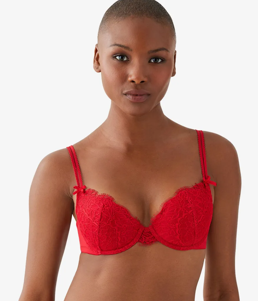 Wacoal Lace * It's On Contour Bra Savvy Red