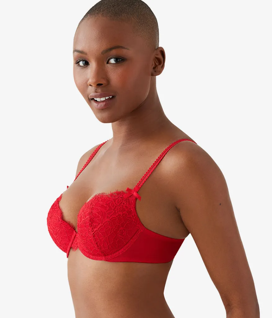 Wacoal Lace * It's On Contour Bra Savvy Red