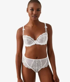 Wacoal Unlined|Lace * It's On Underwire Bra Sea Salt