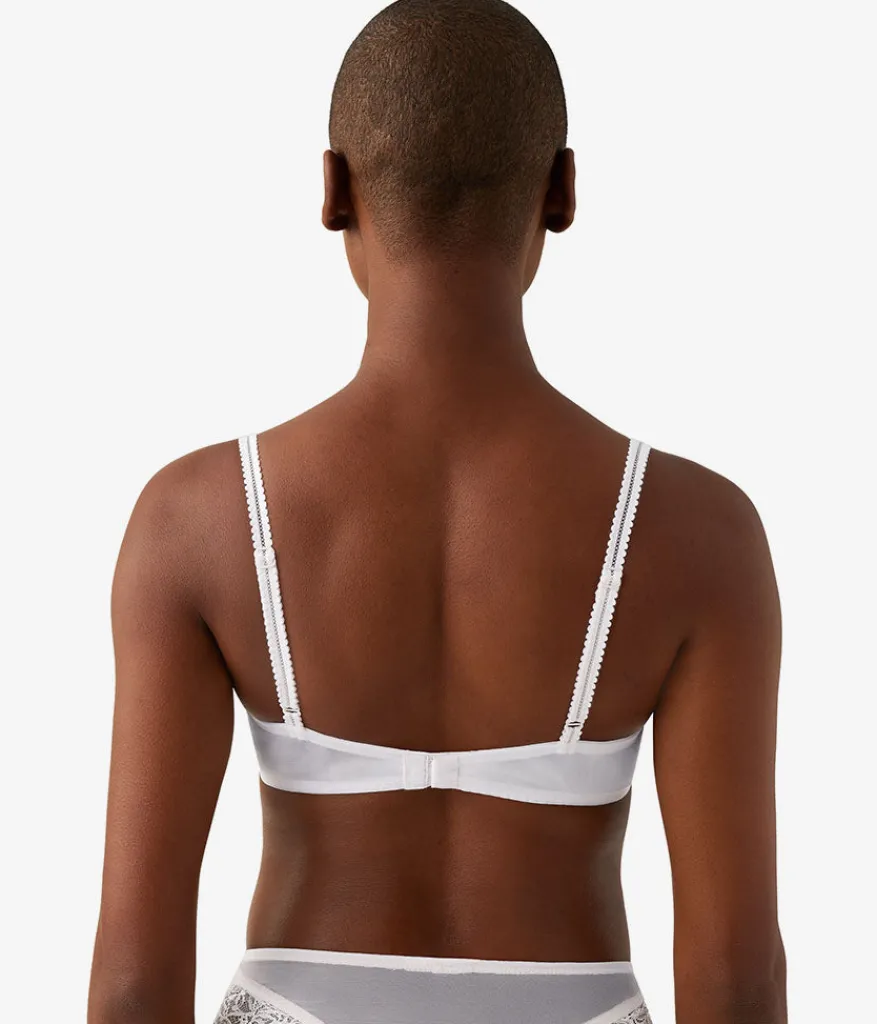Wacoal Unlined|Lace * It's On Underwire Bra Sea Salt