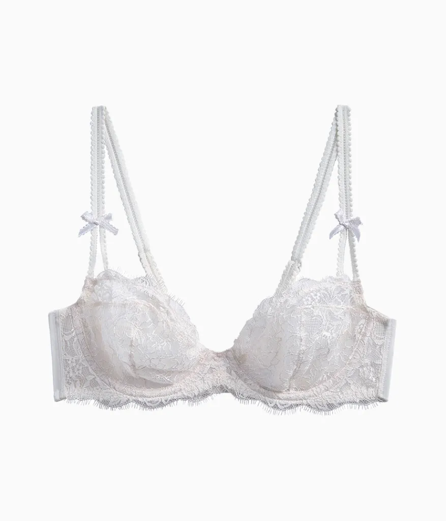 Wacoal Unlined|Lace * It's On Underwire Bra Sea Salt
