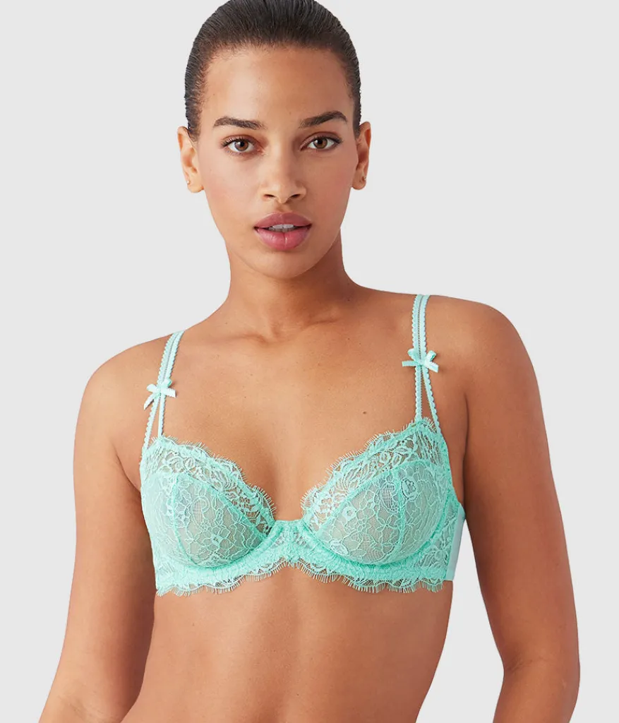 Wacoal Unlined|Lace * It's On Underwire Bra Cabbage