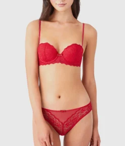 Wacoal Lace|Underwire * Lace Encounter Contour Bra Crimson Red
