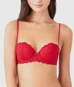Wacoal Lace|Underwire * Lace Encounter Contour Bra Crimson Red