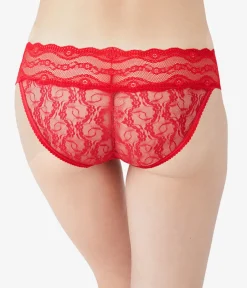 Wacoal Bikini * ace Ki Bikini Panty Pack White/Crimson Red/Night