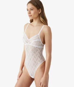 Wacoal Unlined * ace Ki Bodyuit White