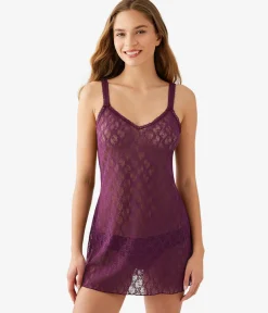 Wacoal Chemises & Bodysuits * ace Ki Cheie Potent Purple