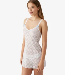 Wacoal Chemises & Bodysuits * ace Ki Cheie White