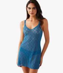 Wacoal Chemises & Bodysuits * ace Ki Cheie Moroccan Blue